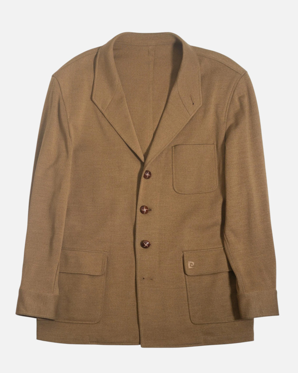 Chaqueta Pierre Cardin Marrón Vintage — Talla L