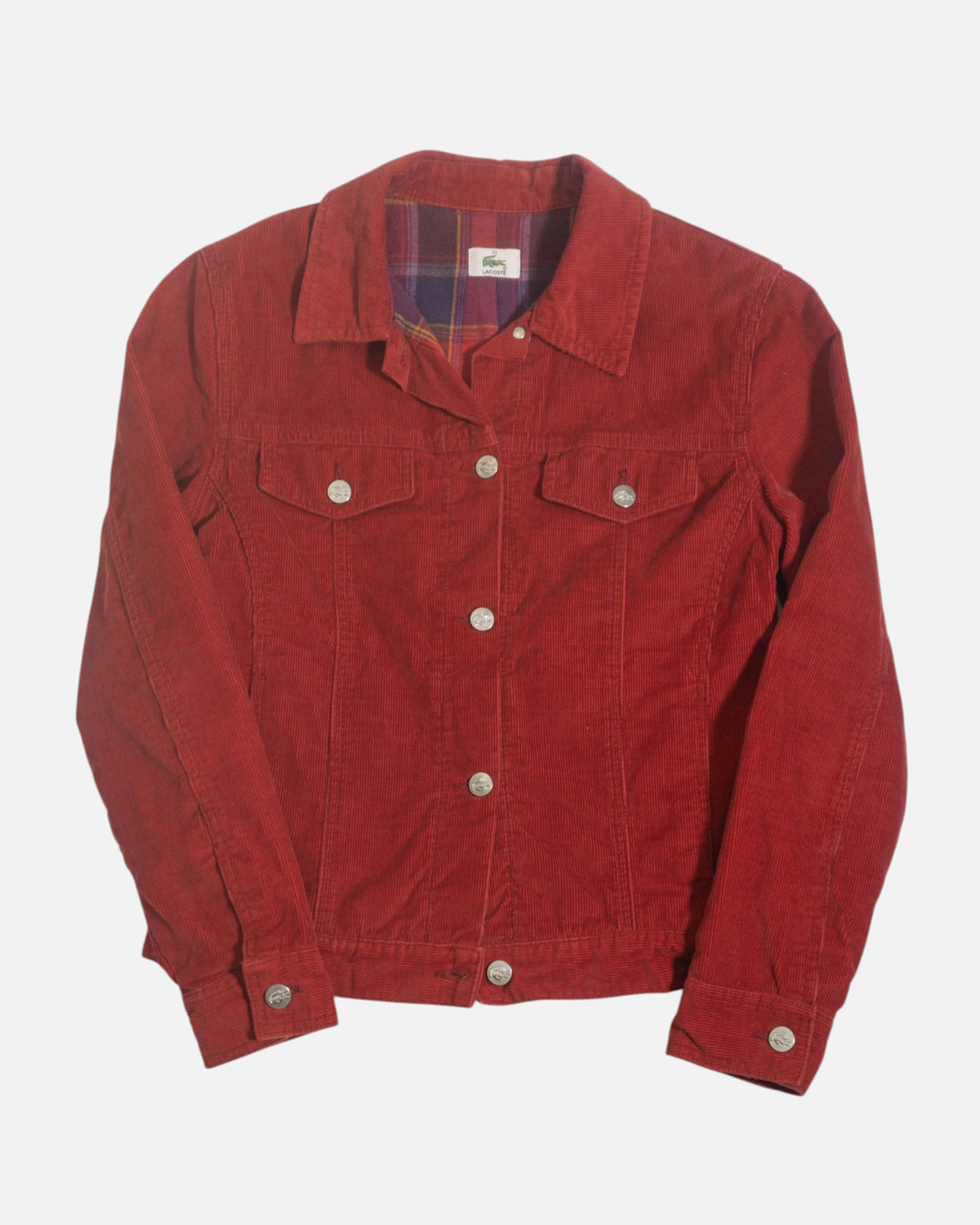 Chaqueta de Pana Lacoste Forrada Vintage — Talla M