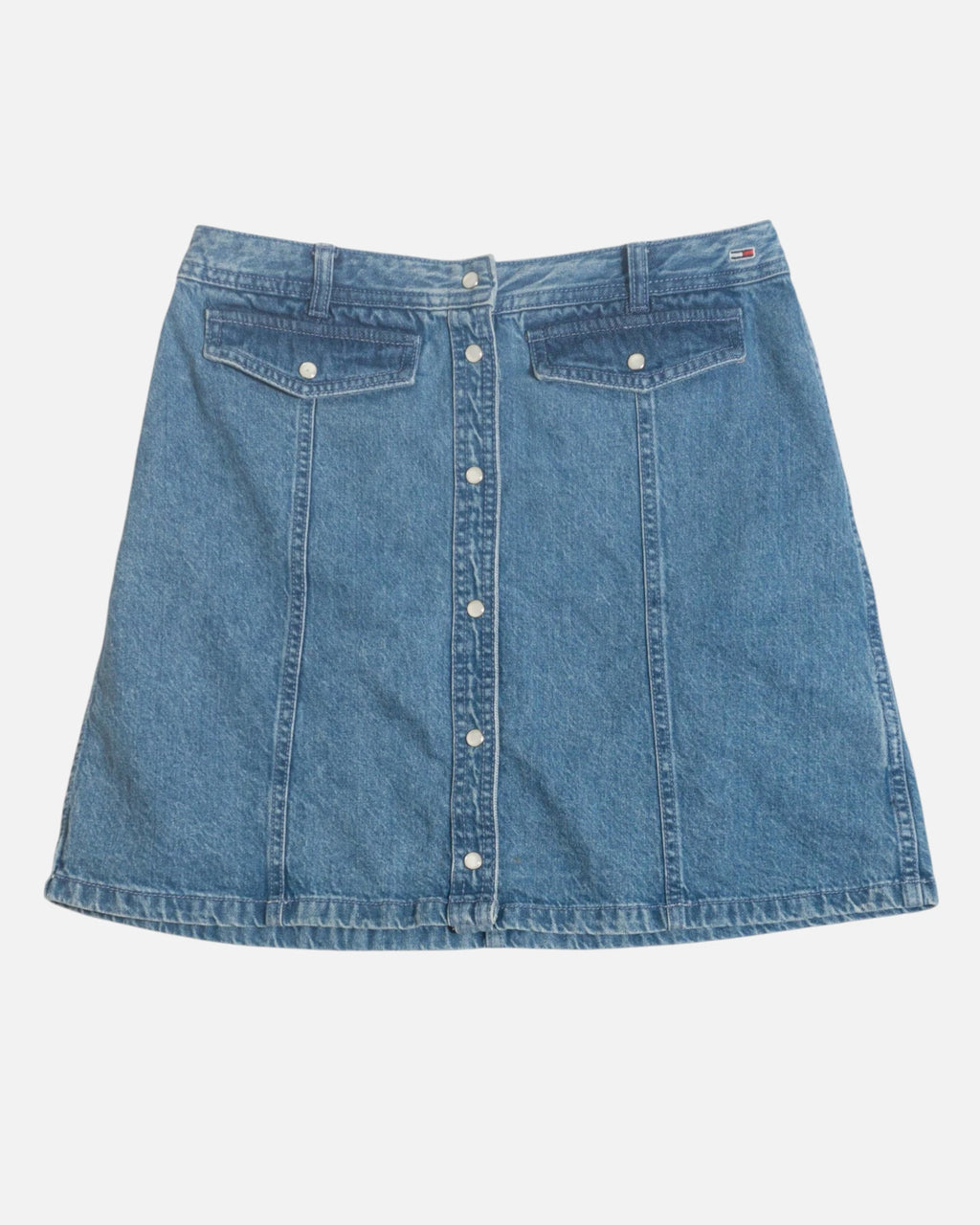 Falda Vaquera Tommy Jeans Parche Vintage — Talla M