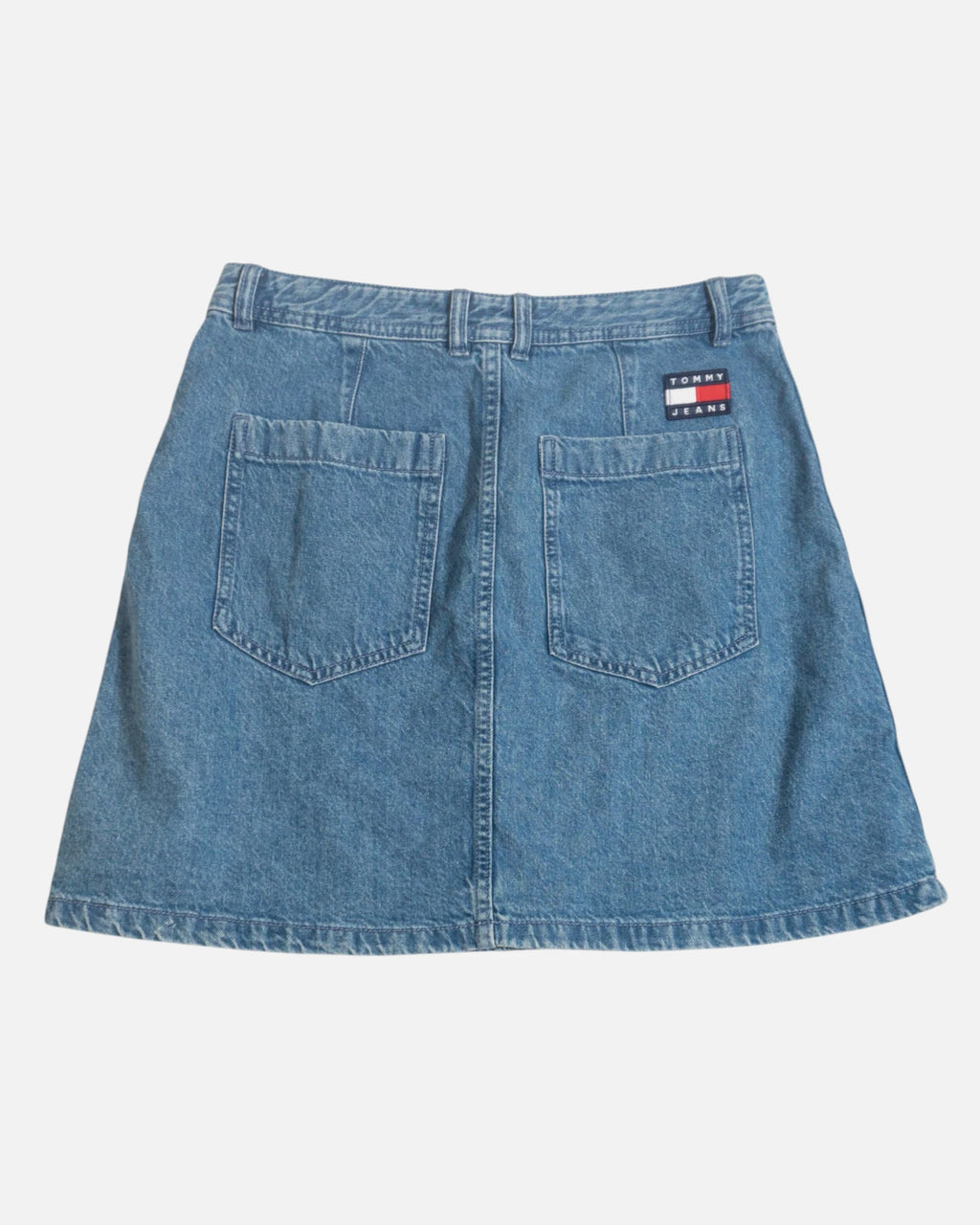 Falda Vaquera Tommy Jeans Parche Vintage — Talla M