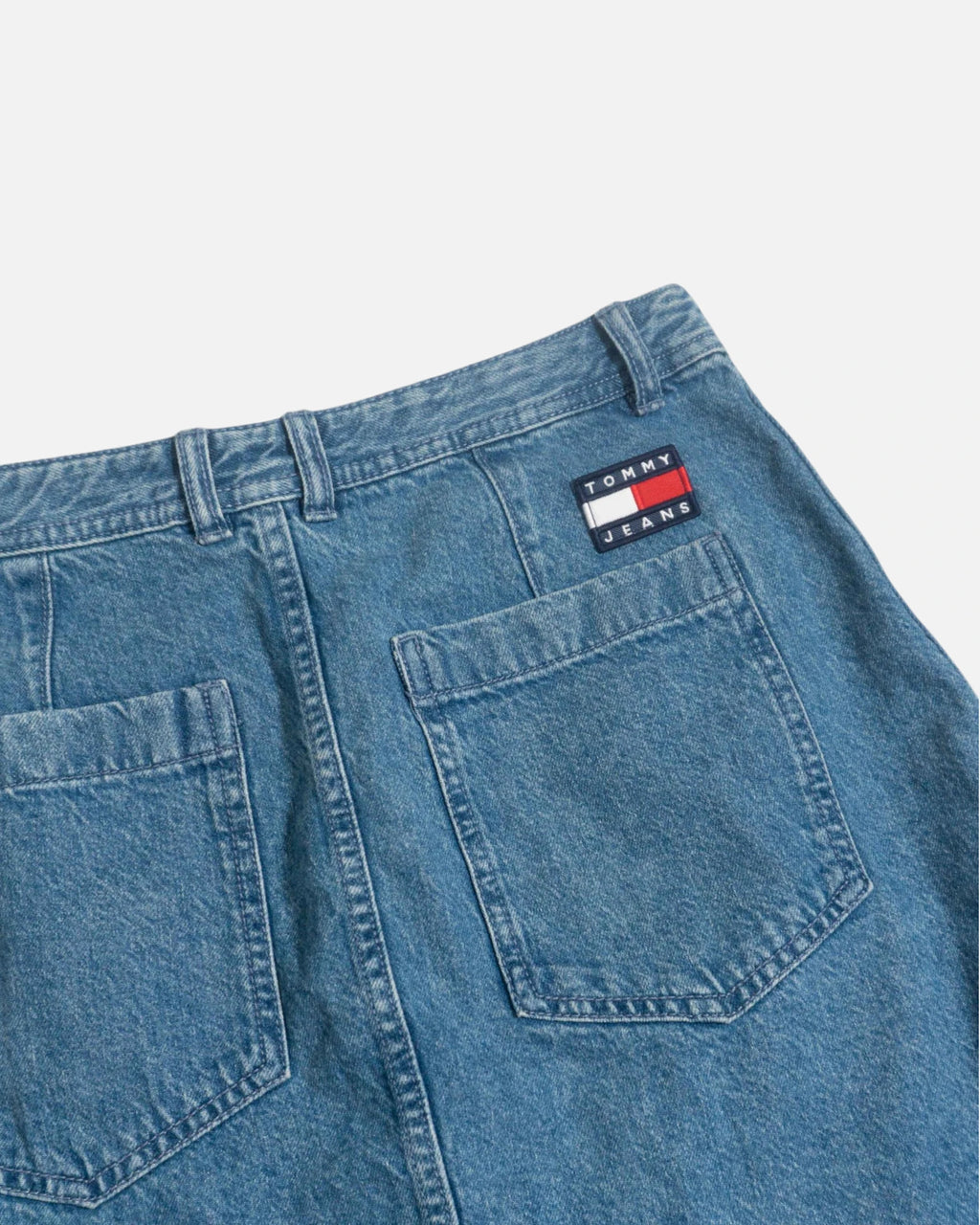 Falda Vaquera Tommy Jeans Parche Vintage — Talla M