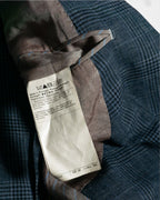 Blazer Tommy Hilfiger a Cuadros Gris Vintage — Talla XL