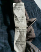 Blazer Tommy Hilfiger a Cuadros Gris Vintage — Talla XL