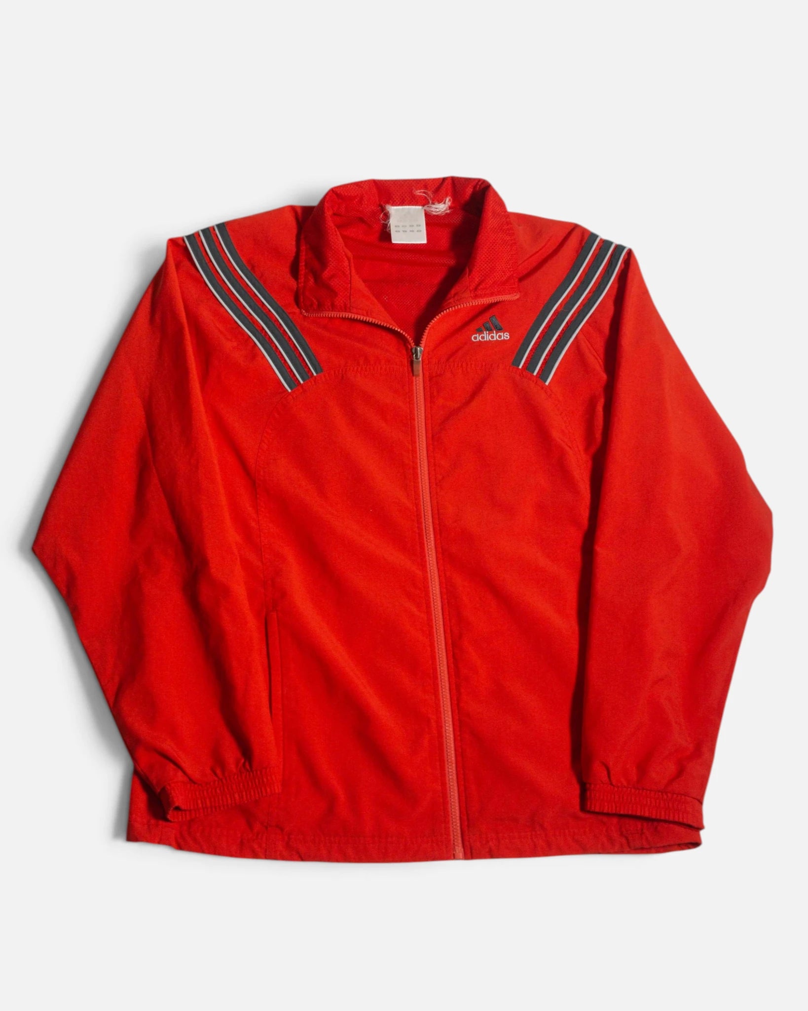 Cortavientos Adidas Rojo Vintage 00s — Talla M