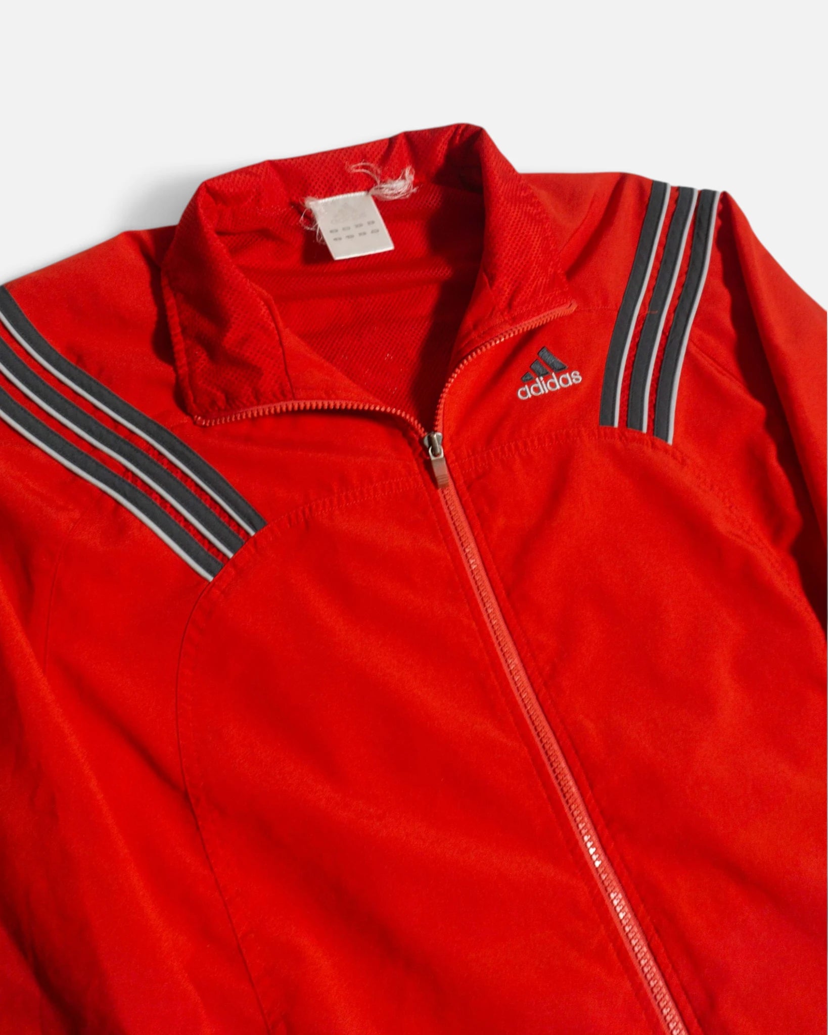 Cortavientos Adidas Rojo Vintage 00s — Talla M