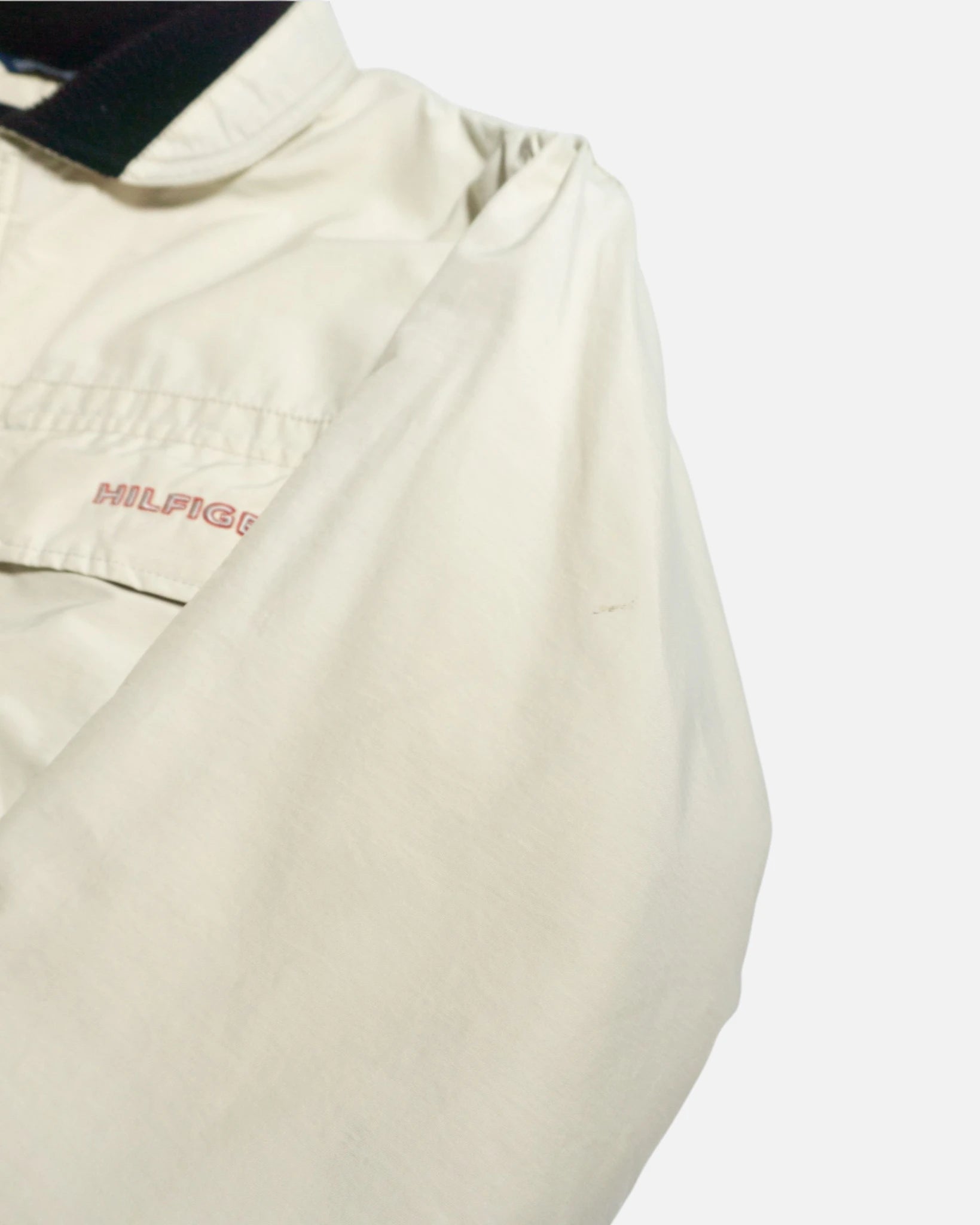 Chaqueta Parka Tommy Jeans Beige Vintage — Talla M