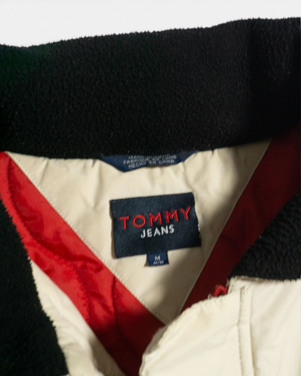 Chaqueta Parka Tommy Jeans Beige Vintage — Talla M