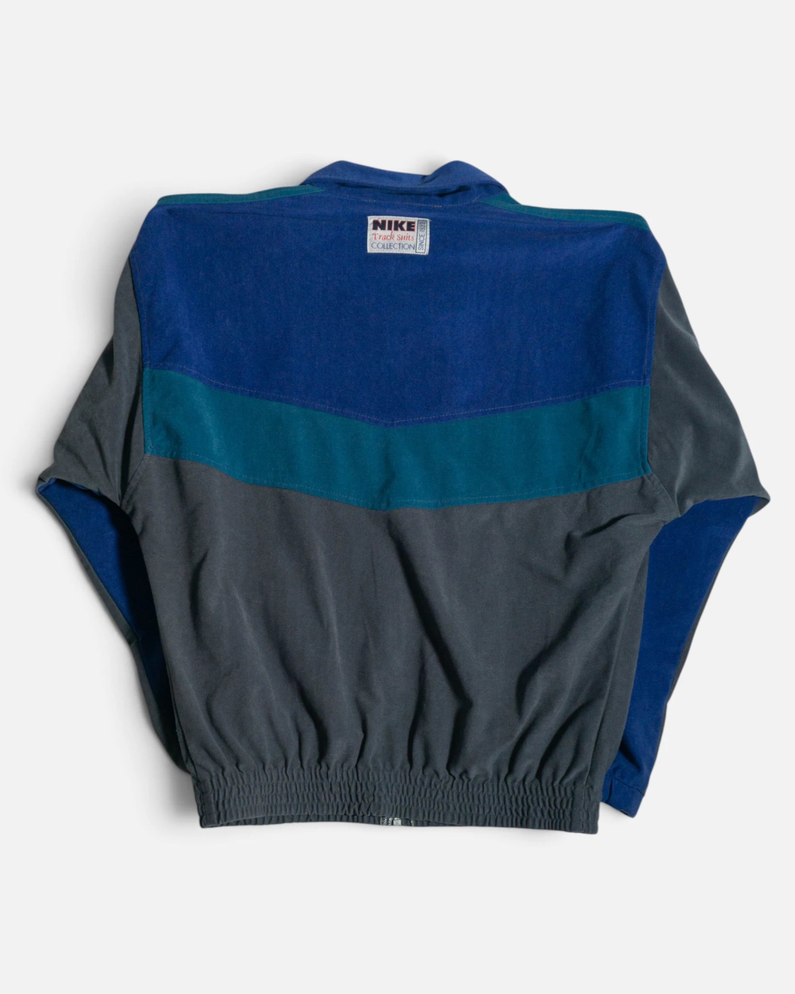 Chaqueta de Chándal Nike Bloques de Color Vintage 90s — Talla S