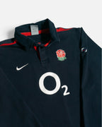 Polo de Rugby Inglaterra Nike Vintage 00s — Talla XS