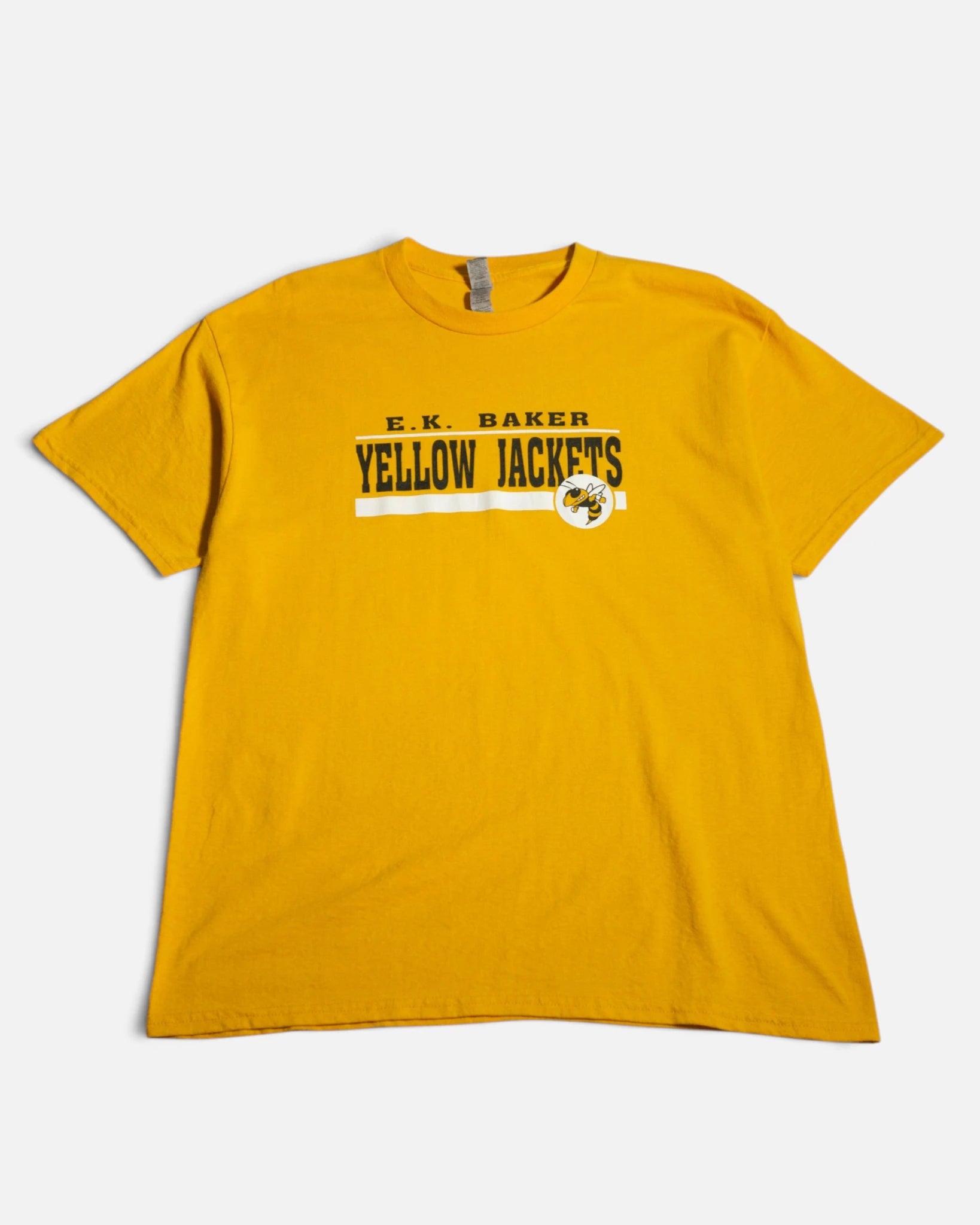 Camiseta E.K. Baker Yellow Jackets Vintage — Talla L