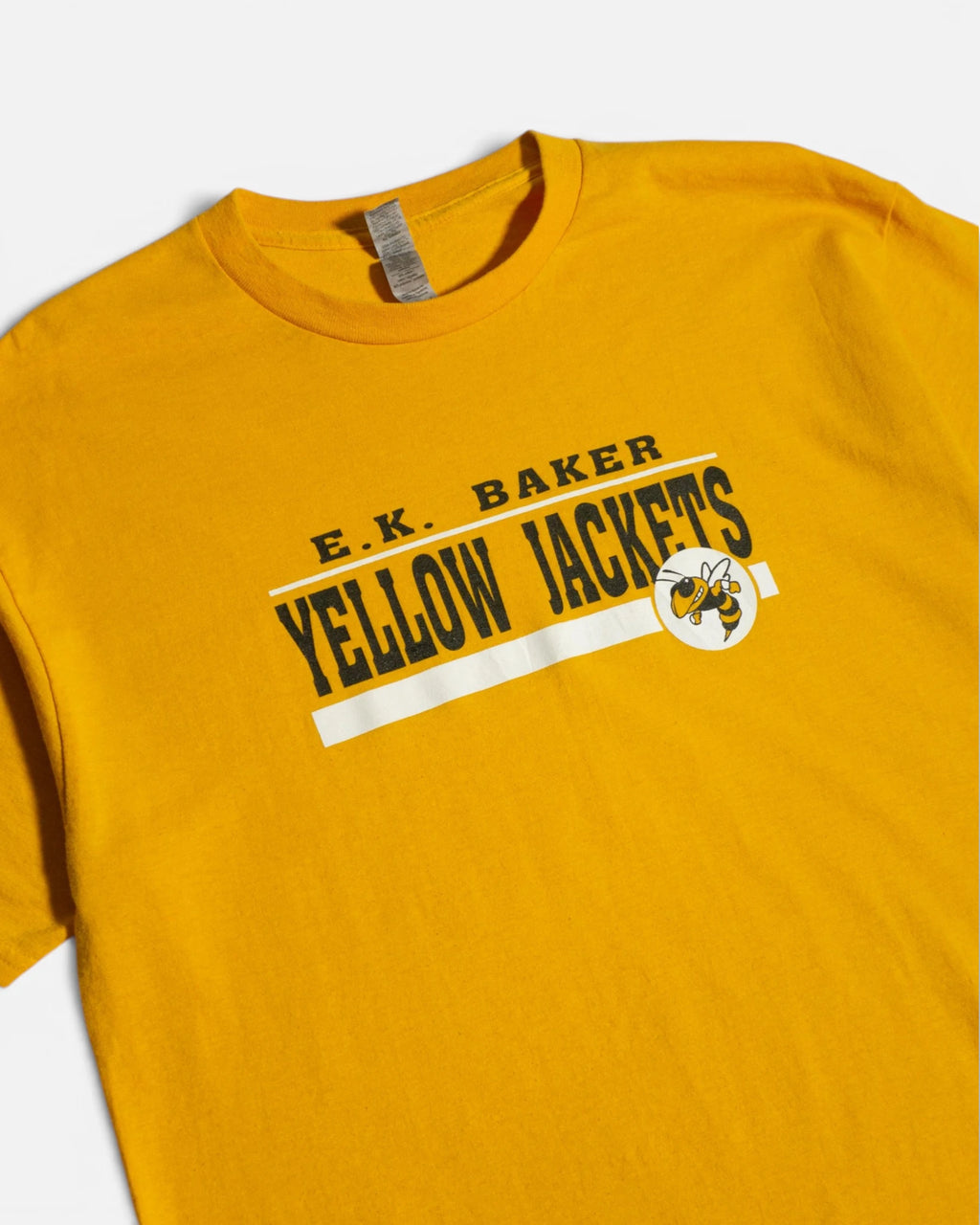 Camiseta E.K. Baker Yellow Jackets Vintage — Talla L