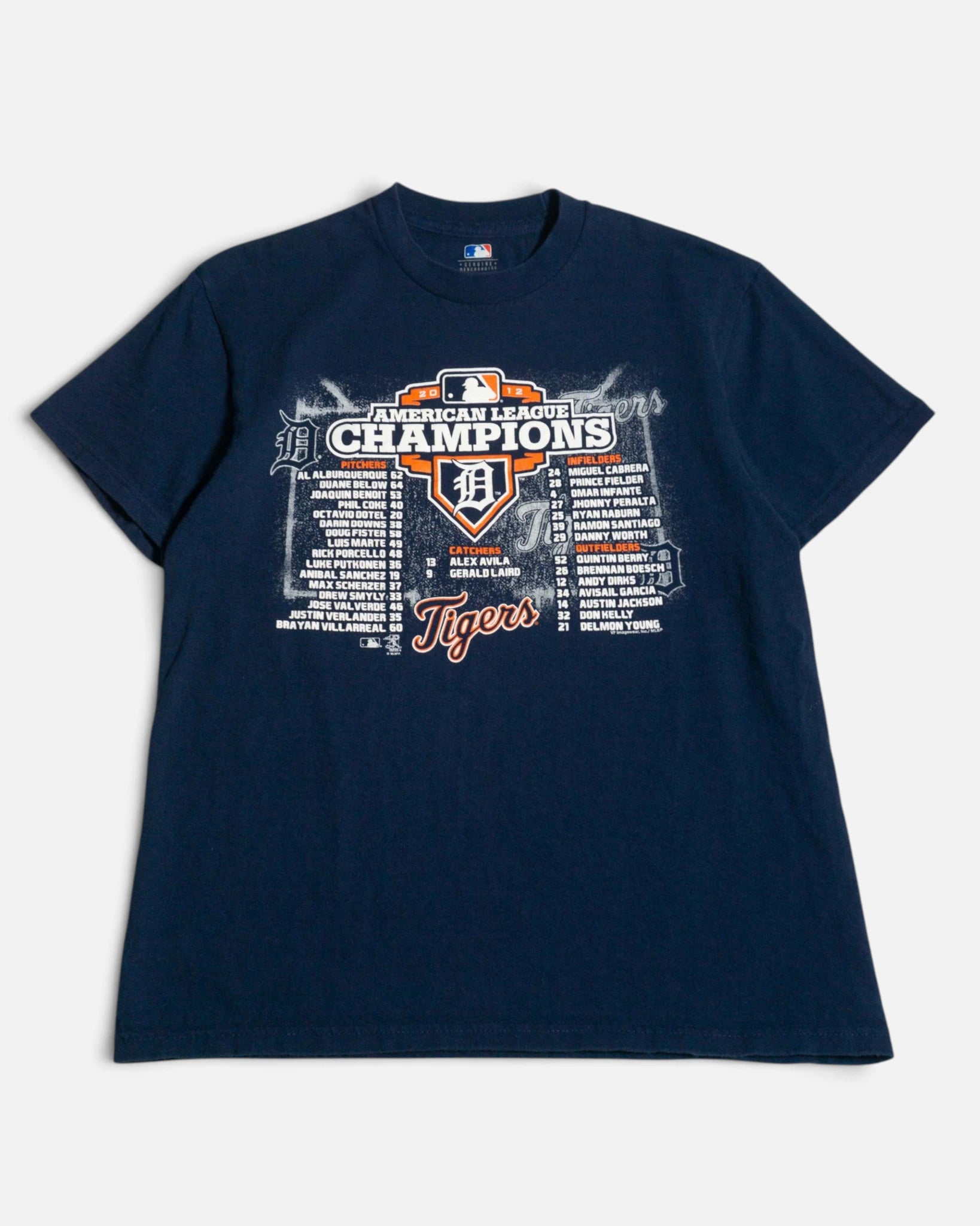 Camiseta Detroit Tigers Vintage 2012 — Talla S