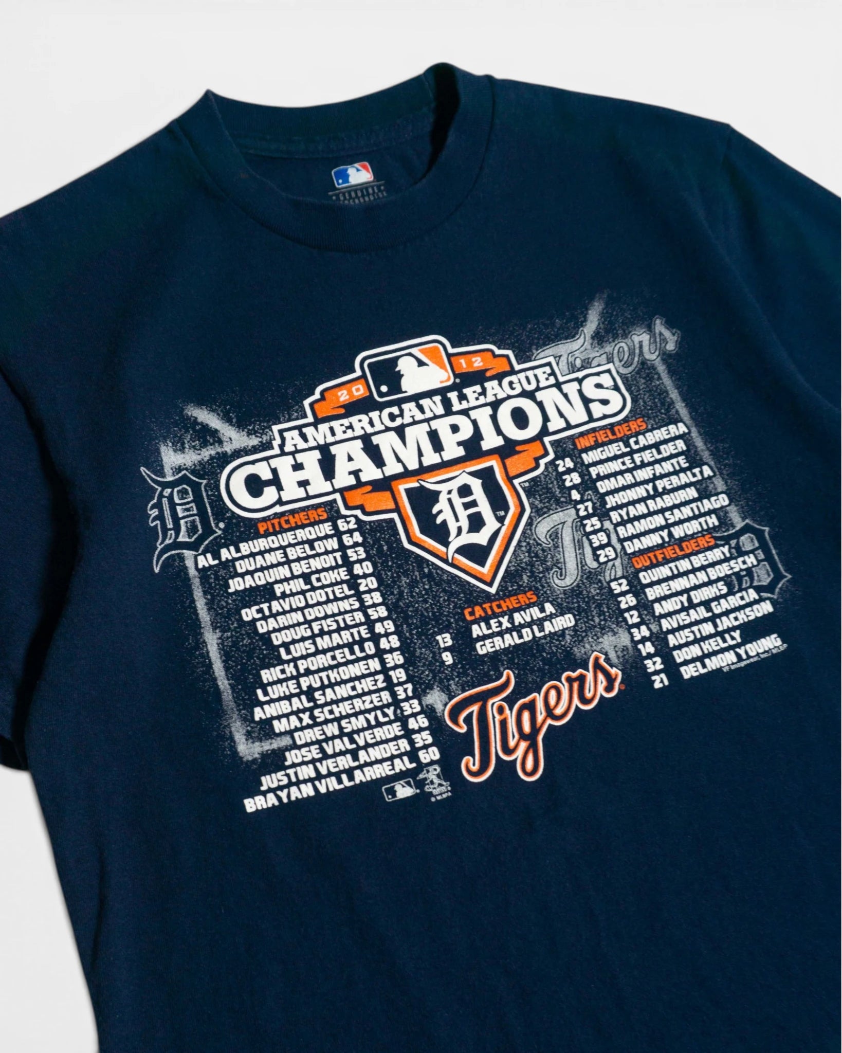 Camiseta Detroit Tigers Vintage 2012 — Talla S