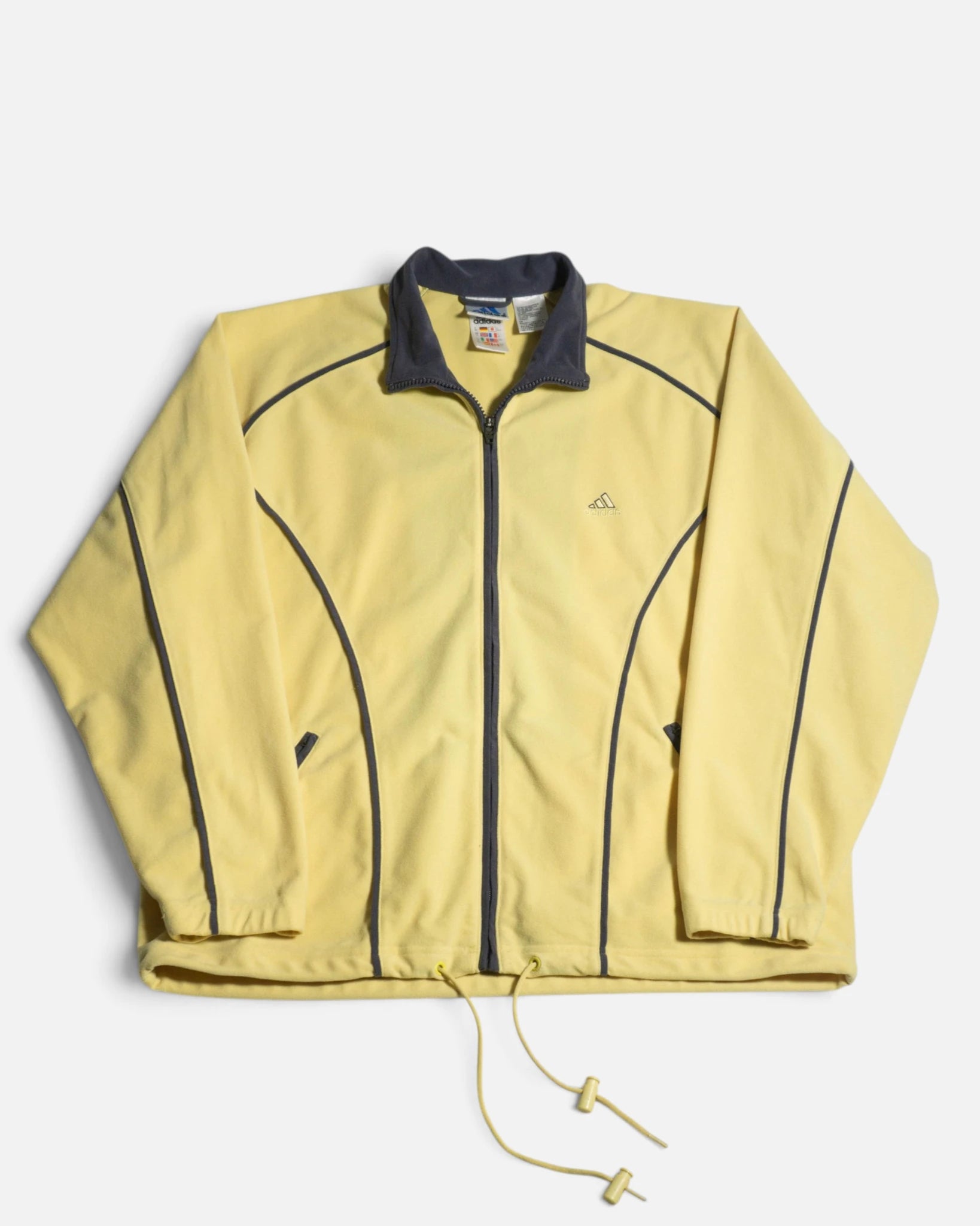 Chaqueta Adidas Mujer Amarilla Vintage 90s — Talla L