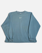 Sudadera Nike Cuello Pico Y2K 00s — Talla XS
