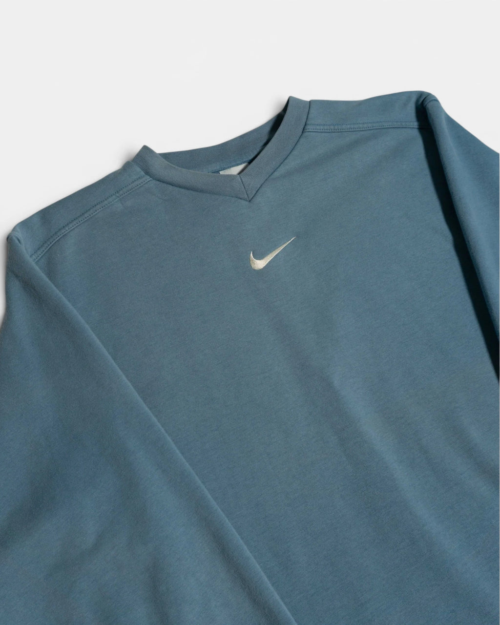 Sudadera Nike Cuello Pico Y2K 00s — Talla XS