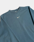Sudadera Nike Cuello Pico Y2K 00s — Talla XS