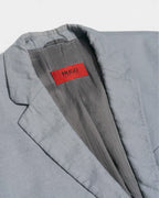 Americana Hugo Boss Lino Celeste Vintage 90s — Talla L