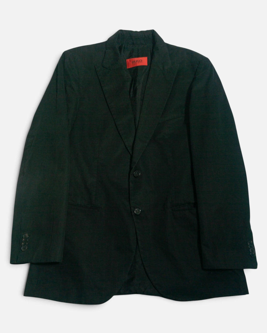Americana Hugo Boss Negra Vintage 90s — Talla L