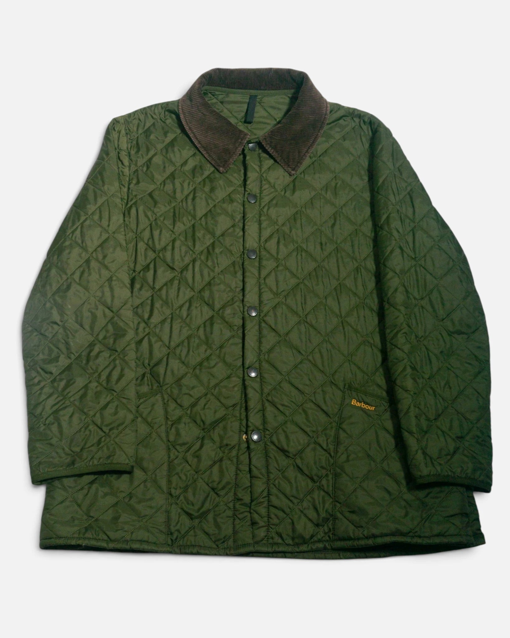 Chaqueta Barbour Liddesdale Verde Vintage — Talla XL