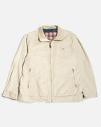 Chaqueta Gant Harrington Beige Vintage 90s — Talla XL