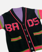 Cárdigan Color Block Bad Dos Y2K — Talla S