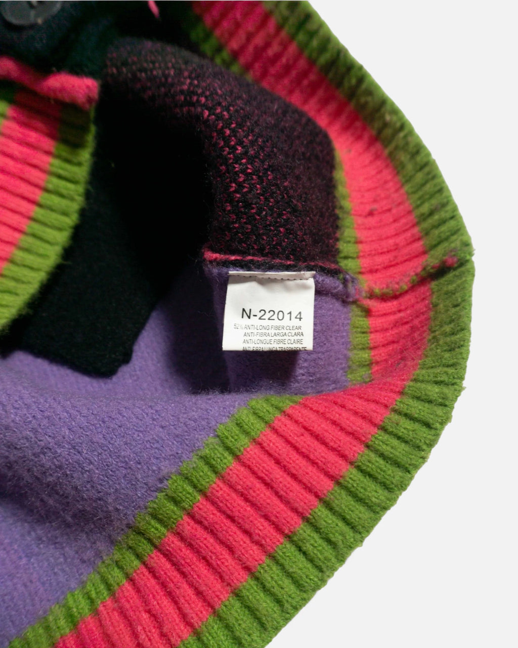 Cárdigan Color Block Bad Dos Y2K — Talla S