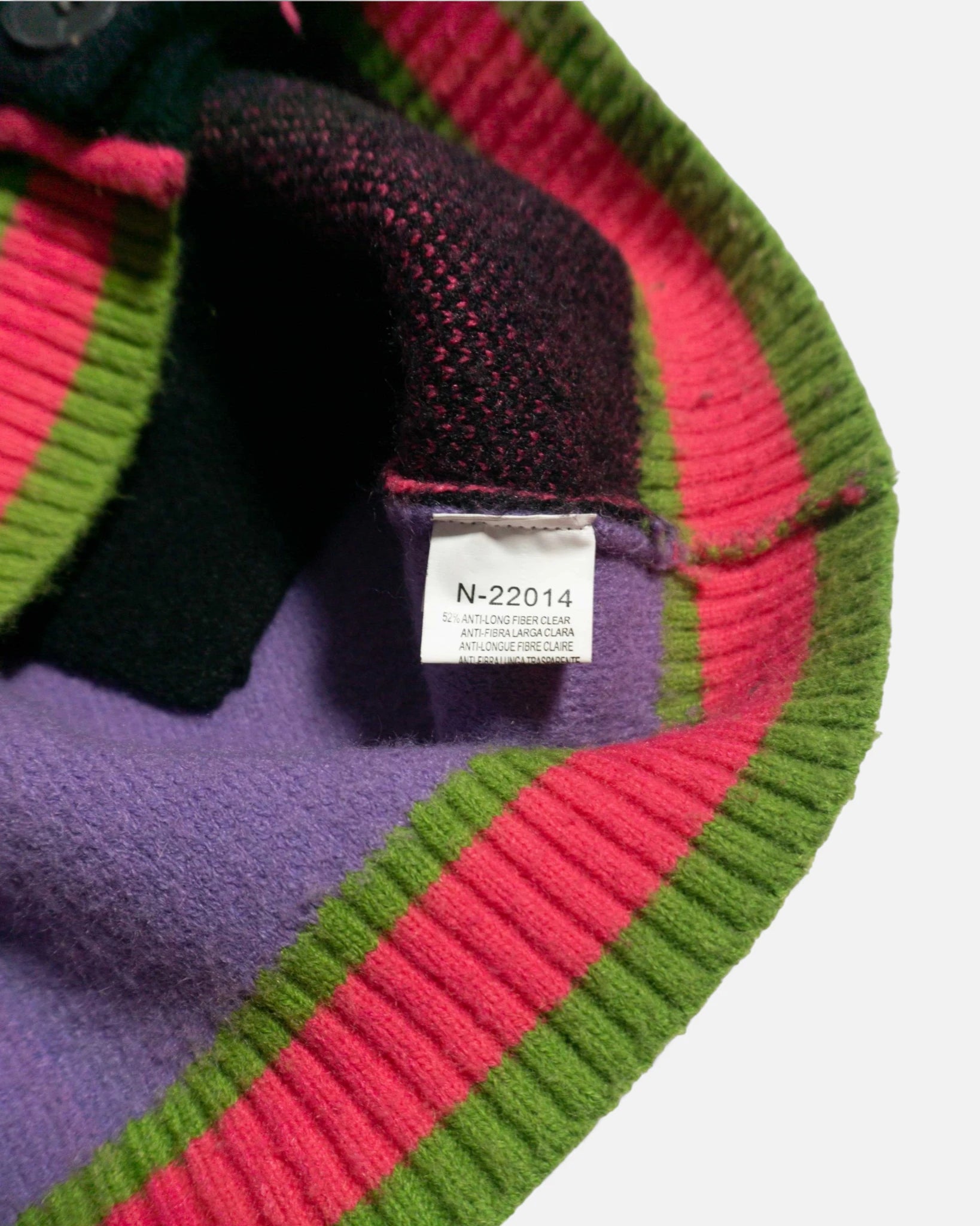Cárdigan Color Block Bad Dos Y2K — Talla S