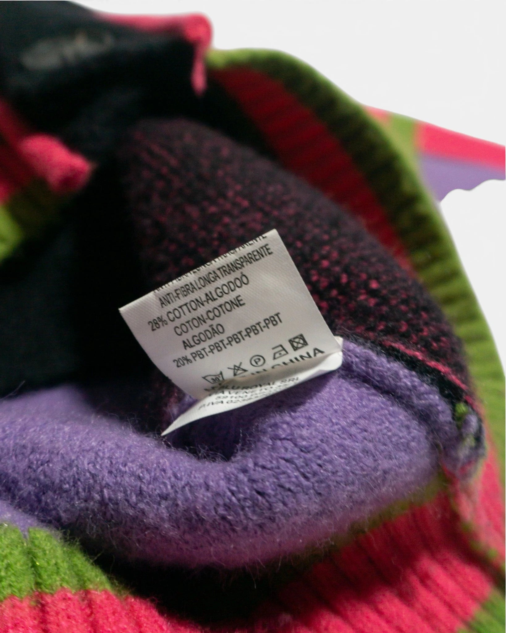 Cárdigan Color Block Bad Dos Y2K — Talla S