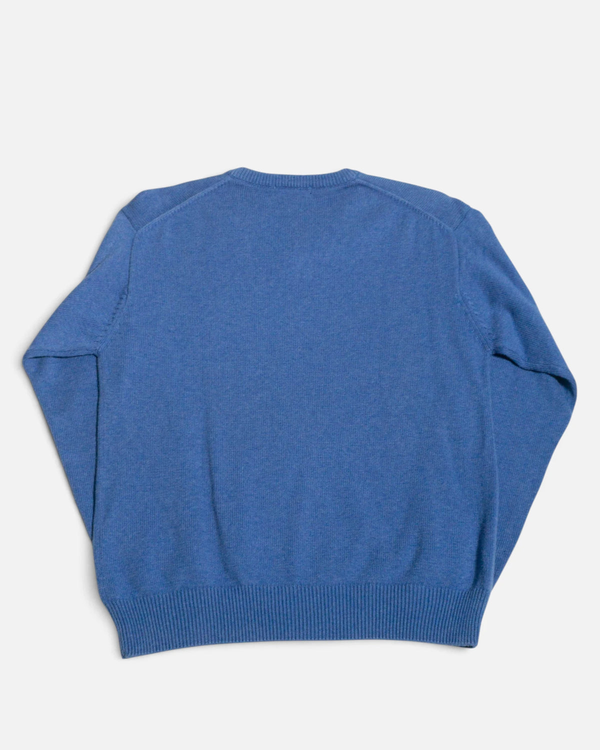 Jersey Gant Vneck Azul Melange Preppy Vintage — Talla XS
