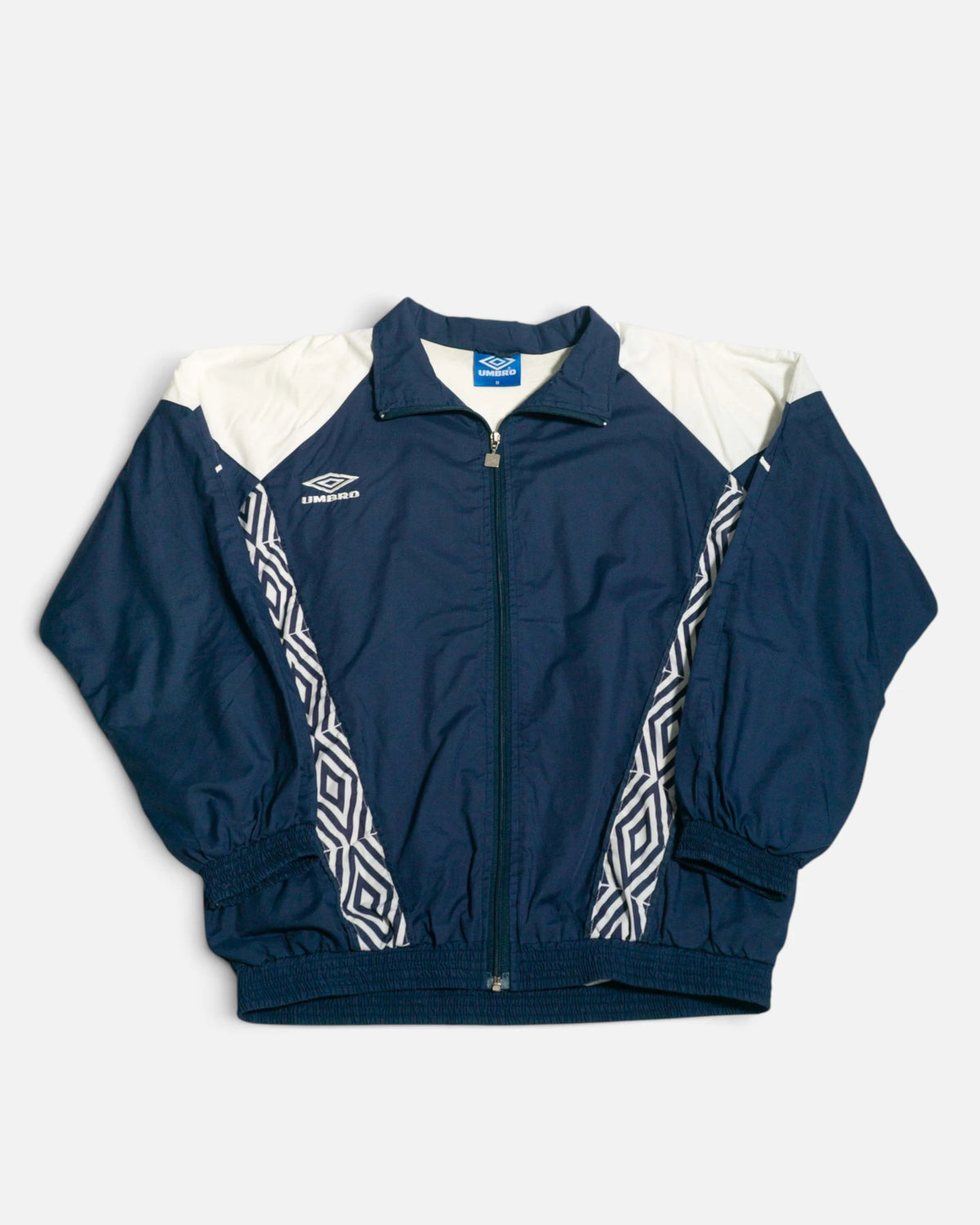 Chaqueta Umbro Cortavientos Azul Vintage 90s — Talla M