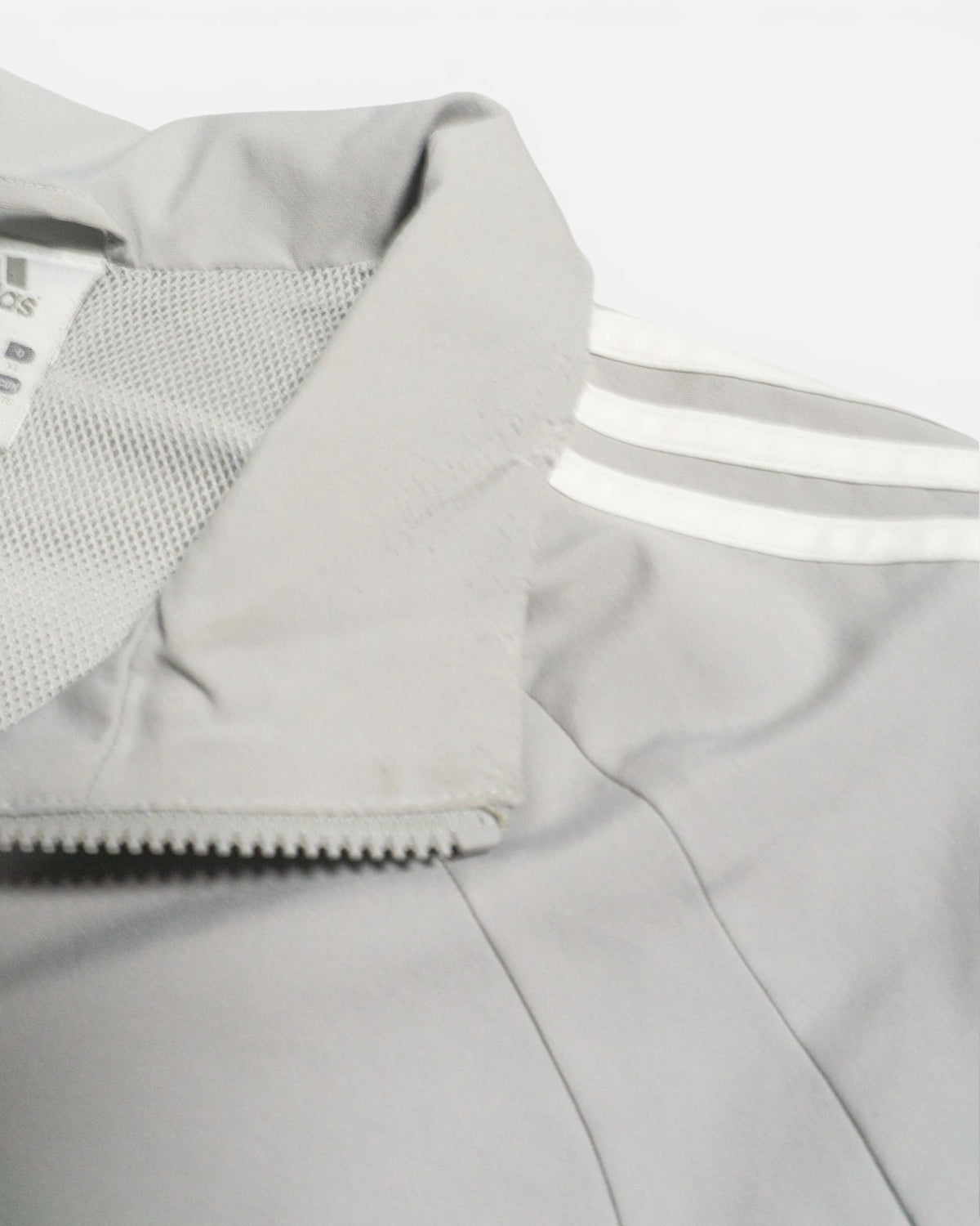 Chaqueta Adidas Cortavientos Gris Vintage 00s — Talla XL
