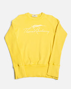 Sudadera Thomas Burberry Amarilla Vintage — Talla S