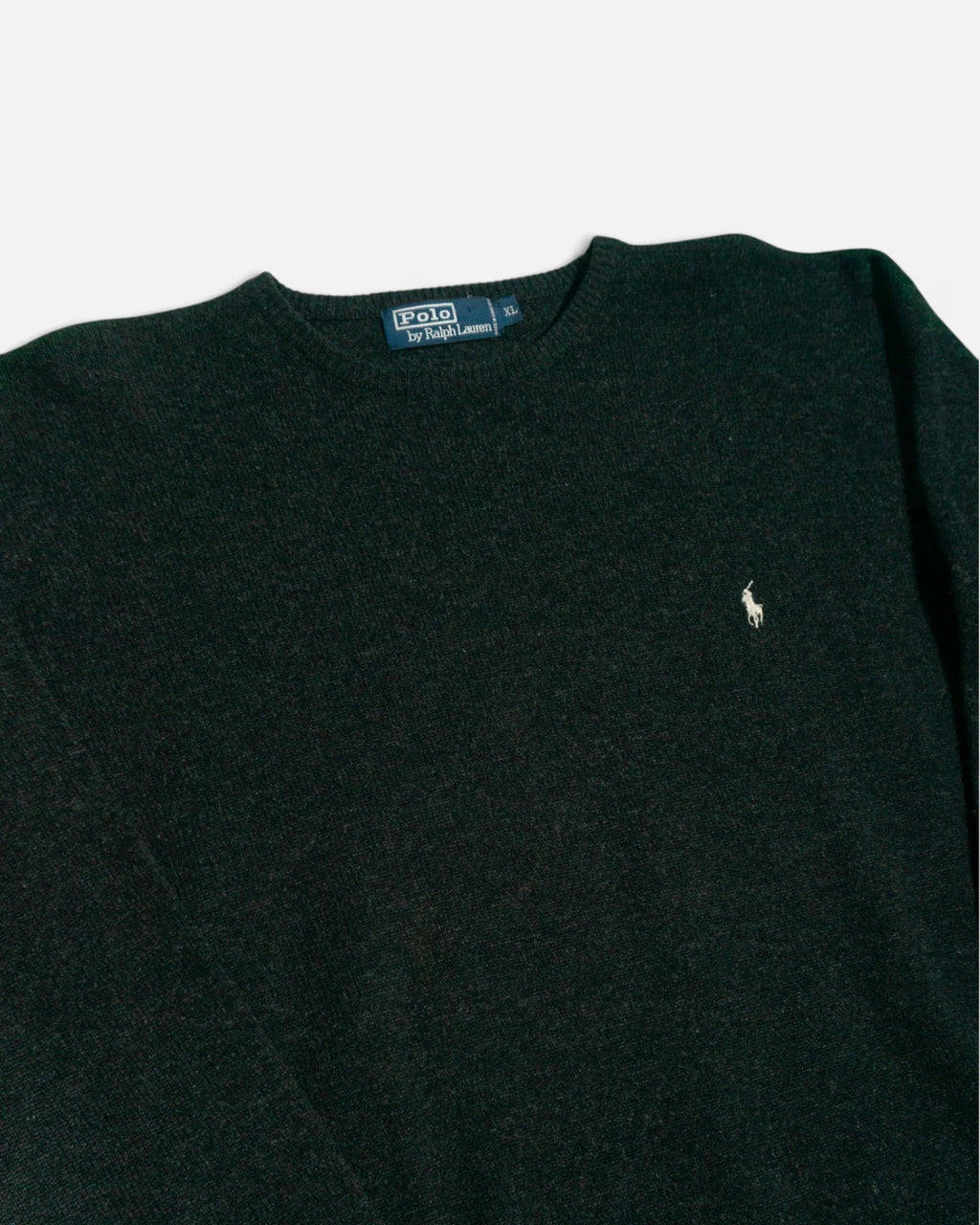 Jersey Ralph Lauren Verde Vintage 90s — Talla XL