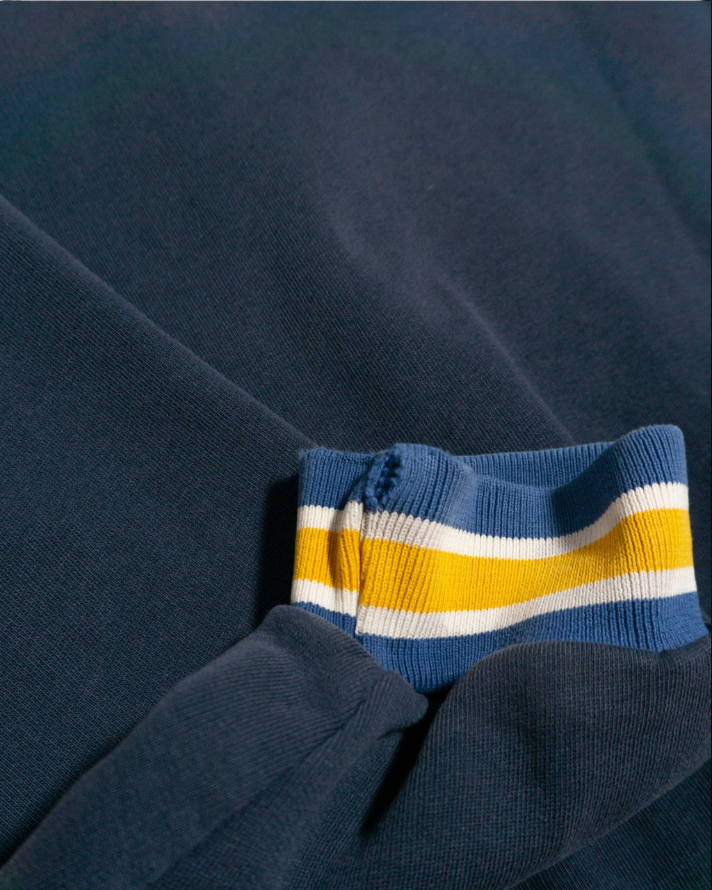 Sudadera Nike Center Swoosh Azul Vintage 90s — Talla S