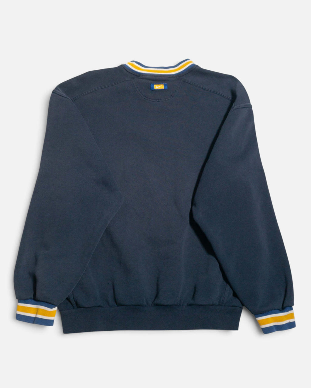 Sudadera Nike Center Swoosh Azul Vintage 90s — Talla S