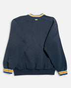 Sudadera Nike Center Swoosh Azul Vintage 90s — Talla S
