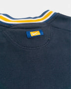 Sudadera Nike Center Swoosh Azul Vintage 90s — Talla S