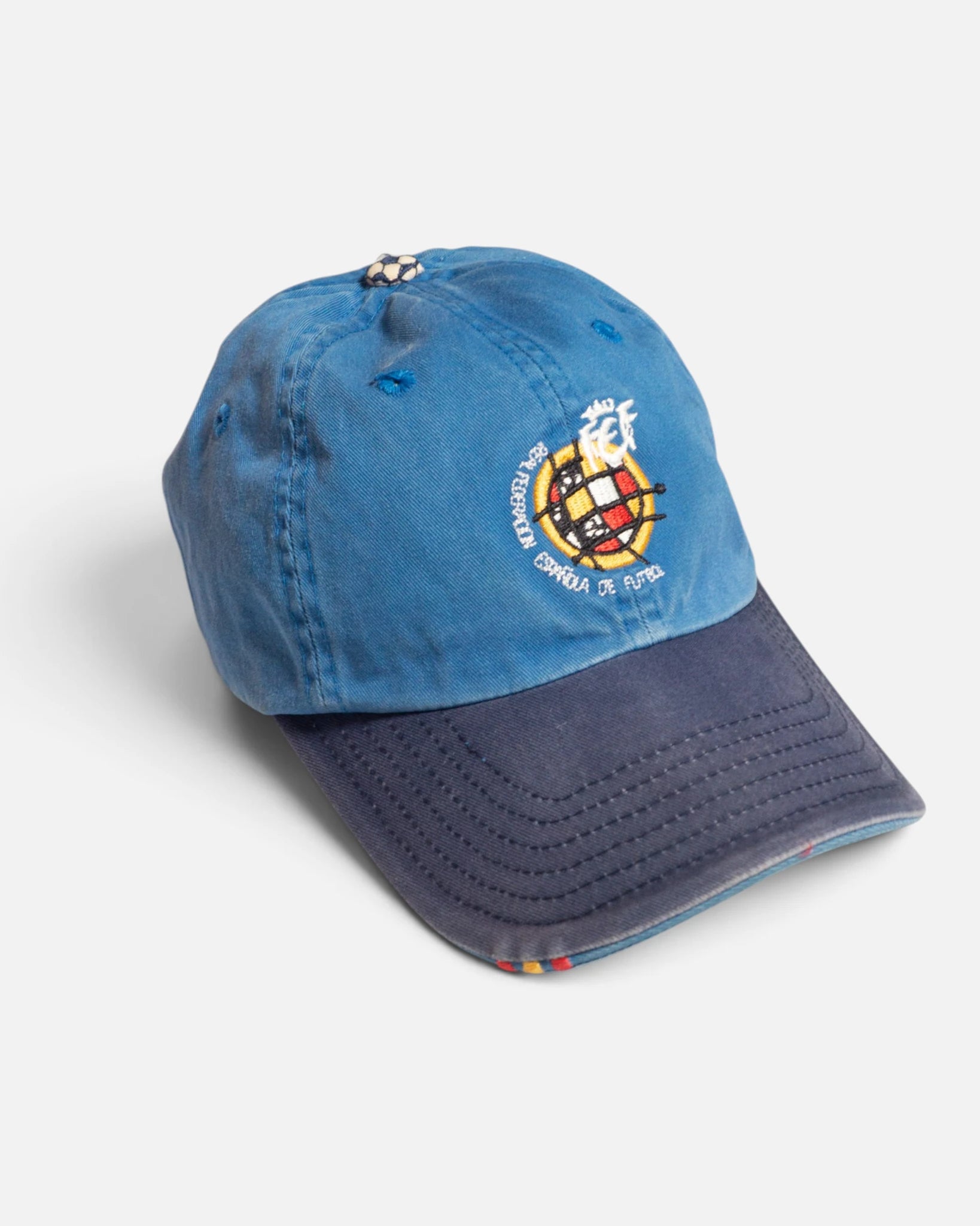 Gorra España Adidas RFEF Celeste Vintage 90s — Talla M