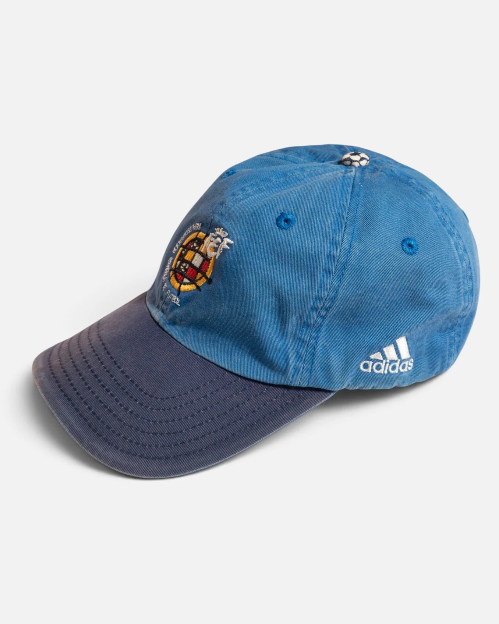 Gorra España Adidas RFEF Celeste Vintage 90s — Talla M