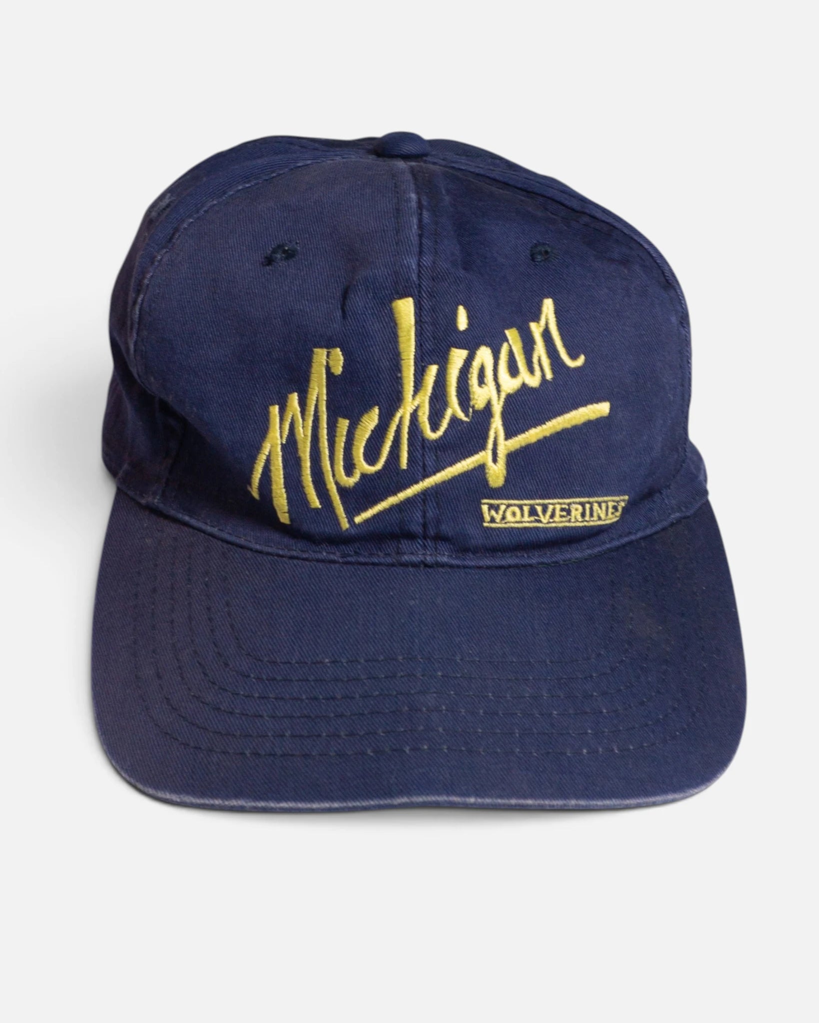 Gorra Michigan Wolverines Azul Vintage 90s — Talla M