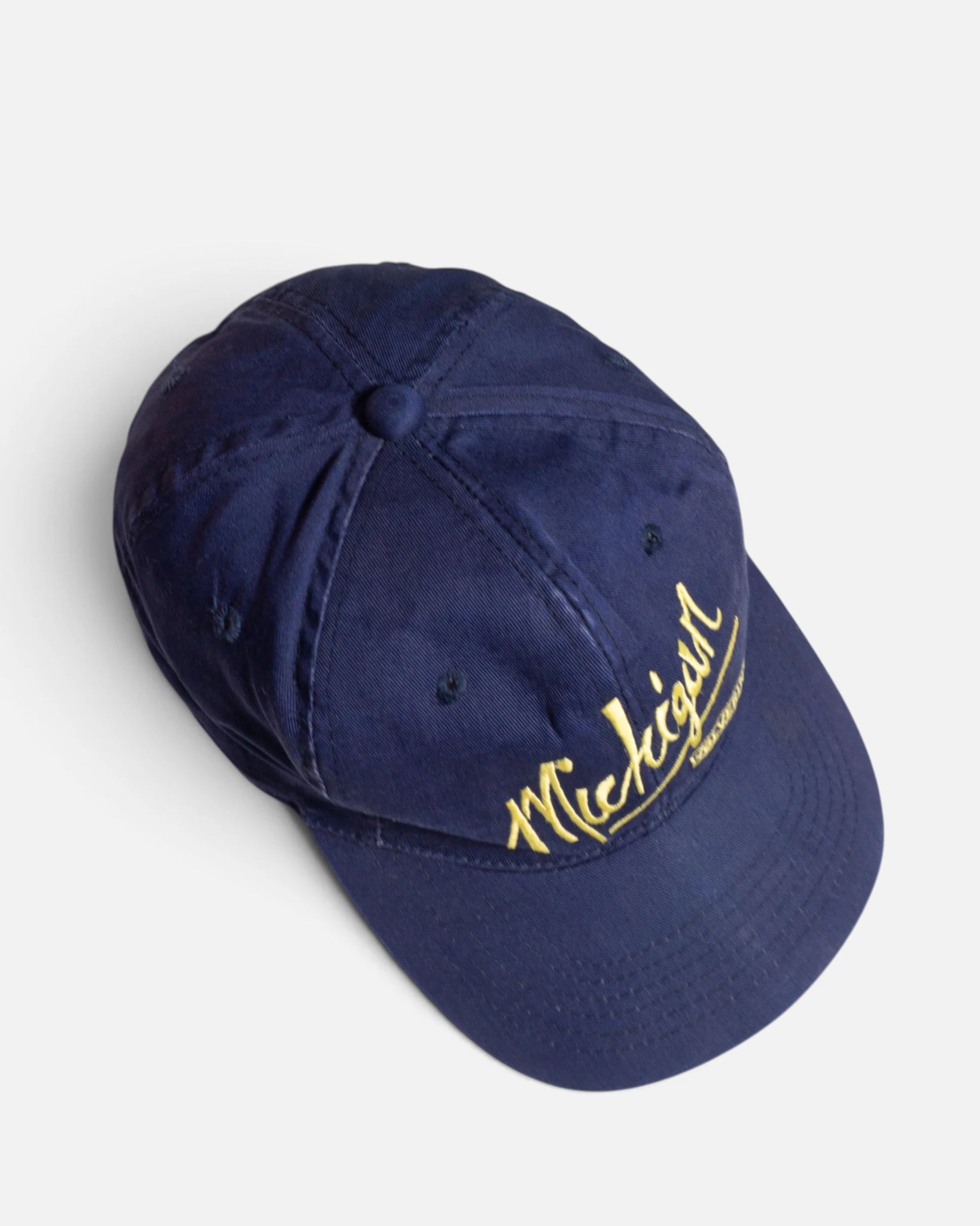 Gorra Michigan Wolverines Azul Vintage 90s — Talla M