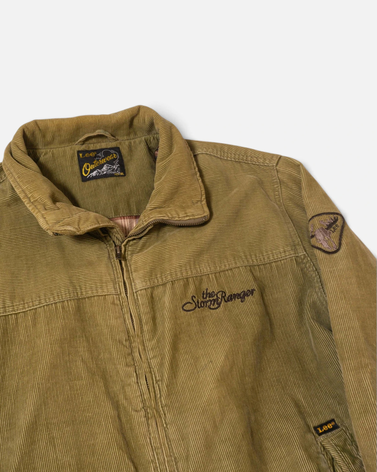 Chaqueta Lee Storm Ranger Pana Kaki Vintage 90s — Talla XL