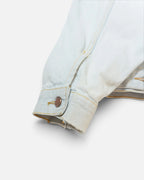 Chaqueta Distressed Levi's Azul Hielo Vintage 90s — Talla M