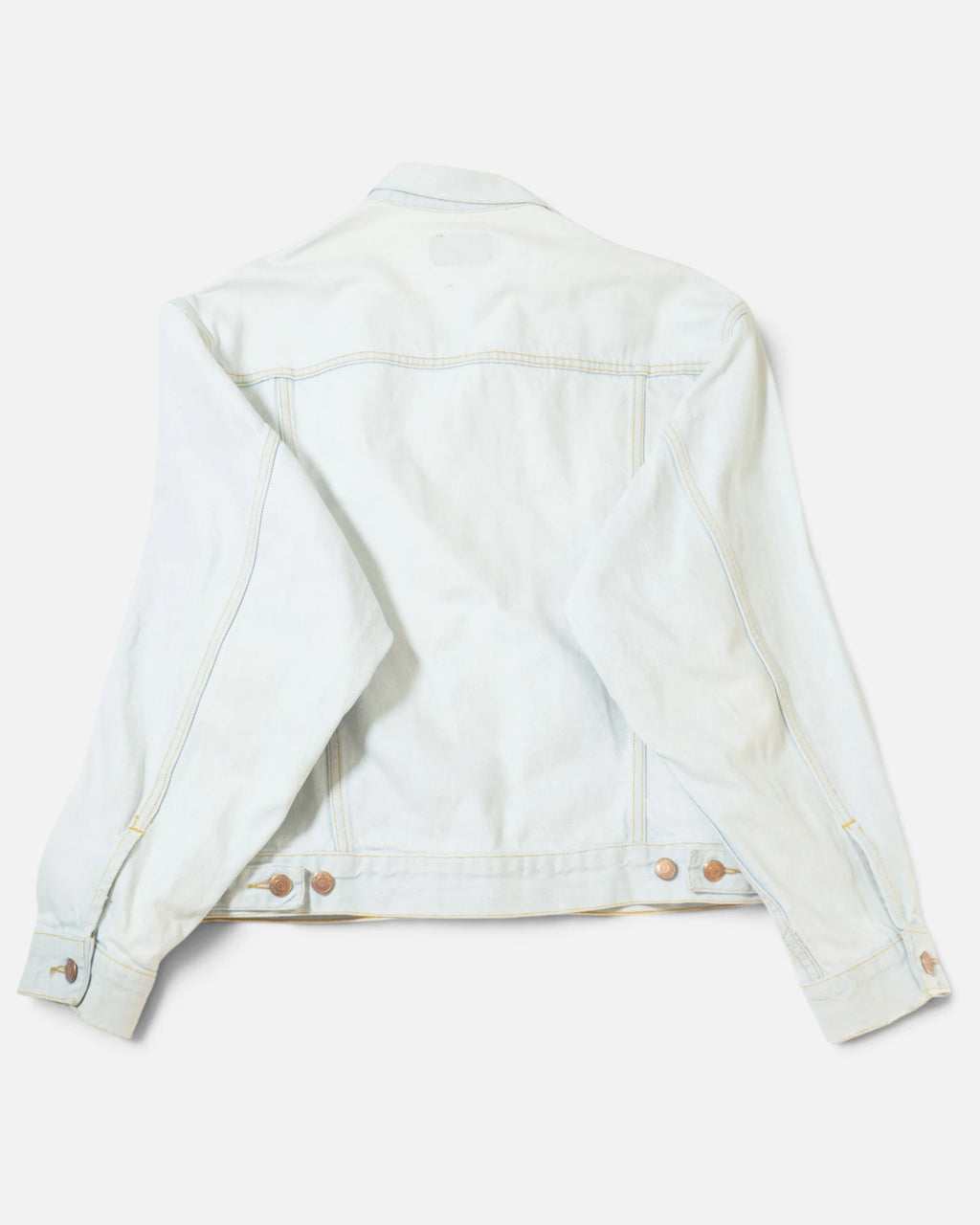 Chaqueta Distressed Levi's Azul Hielo Vintage 90s — Talla M