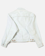 Chaqueta Distressed Levi's Azul Hielo Vintage 90s — Talla M