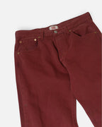 Vaqueros Levi's 501 Burdeos Vintage 90s — Talla W32