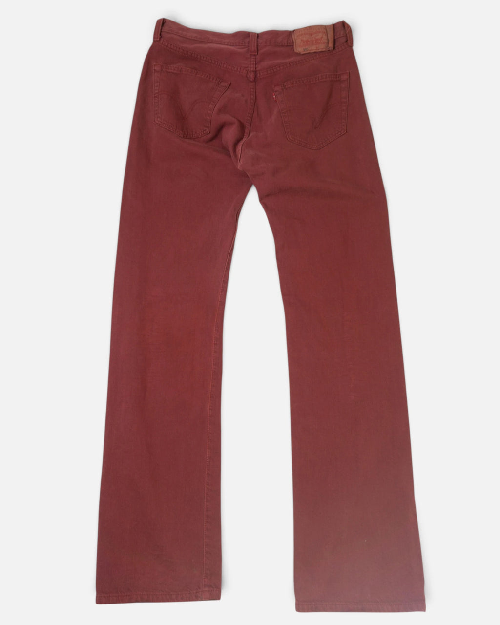 Vaqueros Levi's 501 Burdeos Vintage 90s — Talla W32