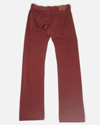 Vaqueros Levi's 501 Burdeos Vintage 90s — Talla W32