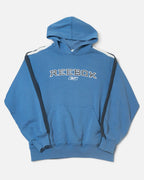 Sudadera Reebok Celeste Vintage 90s Con Capucha — Talla S